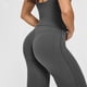 thumbnail image 4 of Leggings de entrenamiento for mujer, pantalones de Yoga sin costuras, de pierna ancha, acampanados, de cintura alta, suaves, sin costura frontal, gimnasio, Control de barriga, 4 of 5