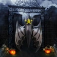 thumbnail image 3 of 95cm Inflatable Black Bat Hanging Bat Halloween Holiday Party Bar Pub Props, 3 of 5