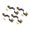 5-3/10 inches (13.5cm), variant on Truss Clamp Bracket 5-1/2 inches (14cm) 4 Pack Stage Lighting Connector
