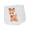 AA-White, variant on Inktastic Cute Christmas Reindeer with Christmas Lights Baby Burp Cloth