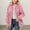 Pink, variant on Teen Boy Fleece Jacket Long Sleeve Zip Up Outerwear with Hooded Girls Jackets Size 13-14 Years