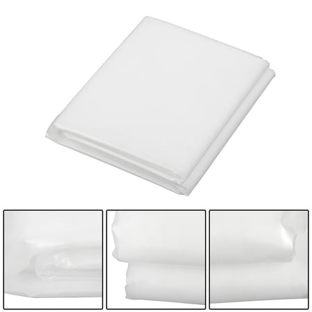 16 × 25 FT 6 Mil Clear Polyethylene Greenhouse Film Hoop House Green House Cover