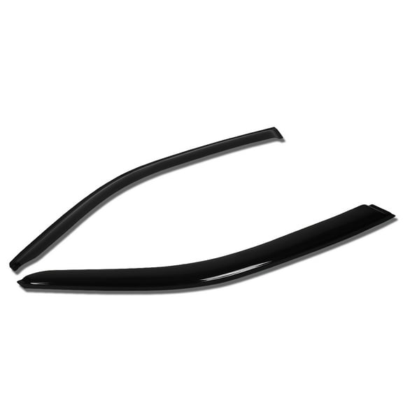 DNA Motoring WVS-T2-0035 For 1995 to 2005 Chevy Cavalier / Pontiac Sunfire 2pcs Window Vent Visor Deflector Rain Guard (Dark Smoke) 98 99 00 01 02 03 04