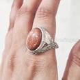 thumbnail image 6 of Natural Sunstone Mens Ring, Fire Sunstone Ring, Sunstone Ring, Silver Jewelry, 925 Silver Ring, Gift, Heavy Mens Ring, Arabic Designer, Ottoman Style Ring, Christmas, Turkey Mens Signet Ring, 6 of 7