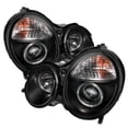thumbnail image 5 of Spyder Mercedes Benz E-Class 00-02 Projector Headlights - LED Halo - Black - High H1 (Included) - Low H7 (Included), 5 of 8