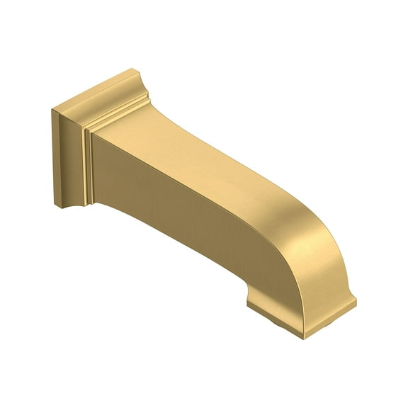 American Standard 8888.111 Town Square S 6-3/4" Slip-On Non-Diverter Tub Spout - Brushed