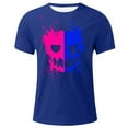 thumbnail image 3 of T-shirts à Col Rond pour Hommes, Hauts Décontractés d'Été à Manches Courtes, Séchage Rapide, Polyester, 1 Pce, 3 of 4