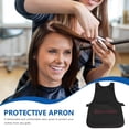 thumbnail image 3 of FESTFENDS De Barbería Negro Con Apron Protector Y Bolsillos Para Herramientas De Salón, 3 of 8