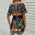 thumbnail image 5 of Ladies Fringe Vintage Boho Midi Mini Little Slim Tunic Dress Homecoming Dresses for Women Formal Date Night Evening Gowns Elegant Holiday Summer Fall 2025, 5 of 9