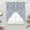 Blue, variant on Black Paisley Swag Curtains for Kitchen/Bedroom/Living Room, Ethnic Vintage Floral Botanical Abstract Scalloped Curtains 63 Inch Long, Window Swag Topper Curtains Valances 2 Panels Set 36"x63"