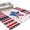 White, variant on Large Area Rugs 9'x12', Patriotic USA Flag Carpet Runner Indoor Outdoor Rugs Home Decor Aesthetic, Memorial Blue Red Freedom Lines Non Slip Mats Washable Accent Rug for Living Room Bedroom