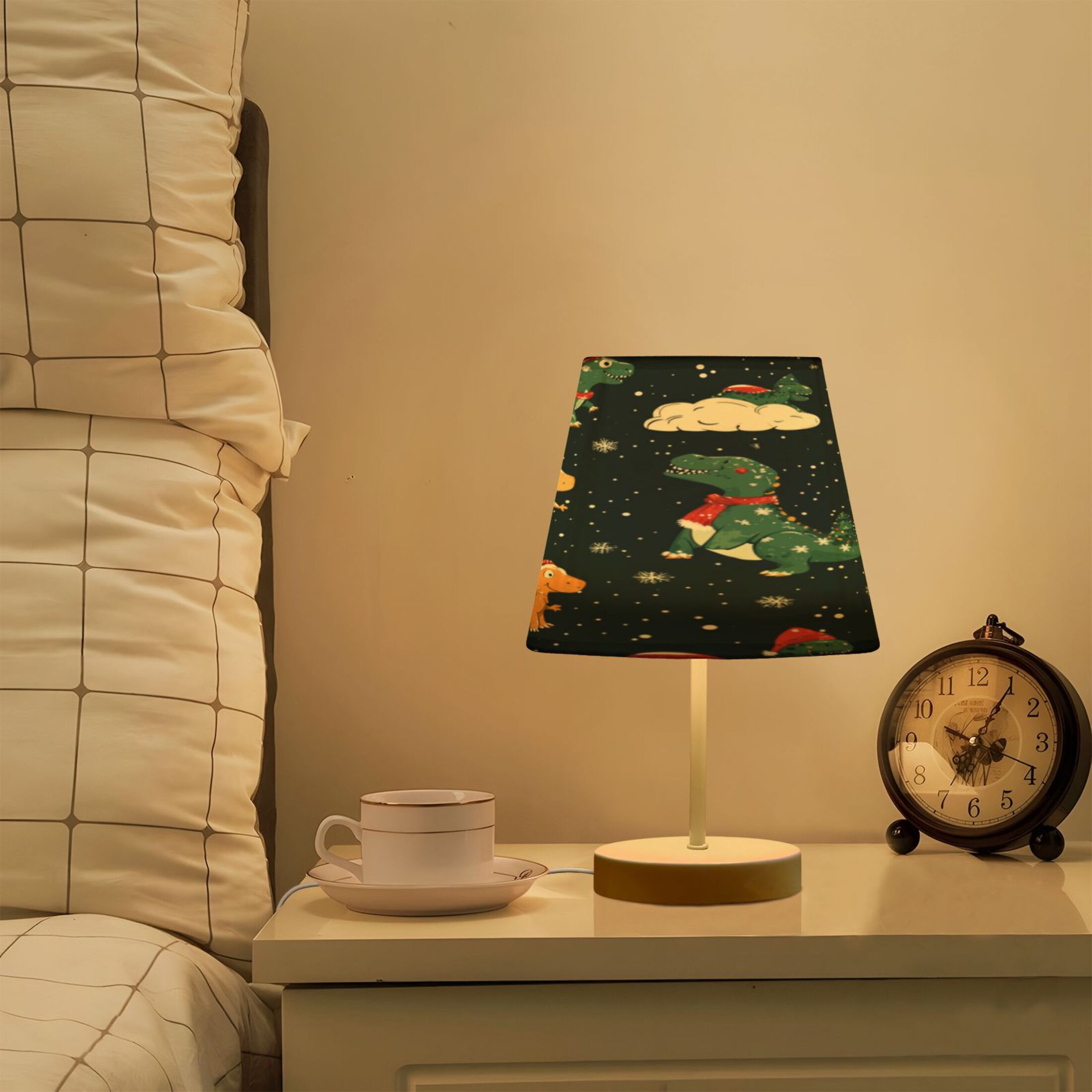 Table Lamp Small 5.9x10.8 Inches Table Lamps Night Light Tools & Home Improvement Bedroom Lamp Guest Room Lamp Study Lamp Office Lamp Christmas Cute Dinosaur