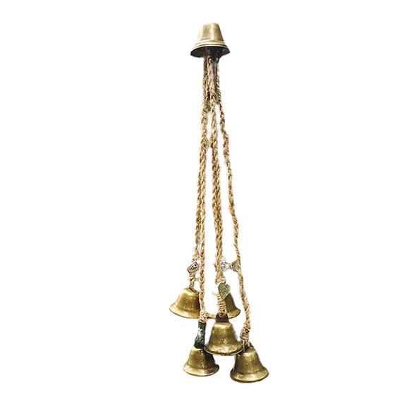 RYRDWP Cloches de Bénédiction Carillons à Vent Esprit Maléfique Cloche de Sorcière Charme de Porte Sorcellerie