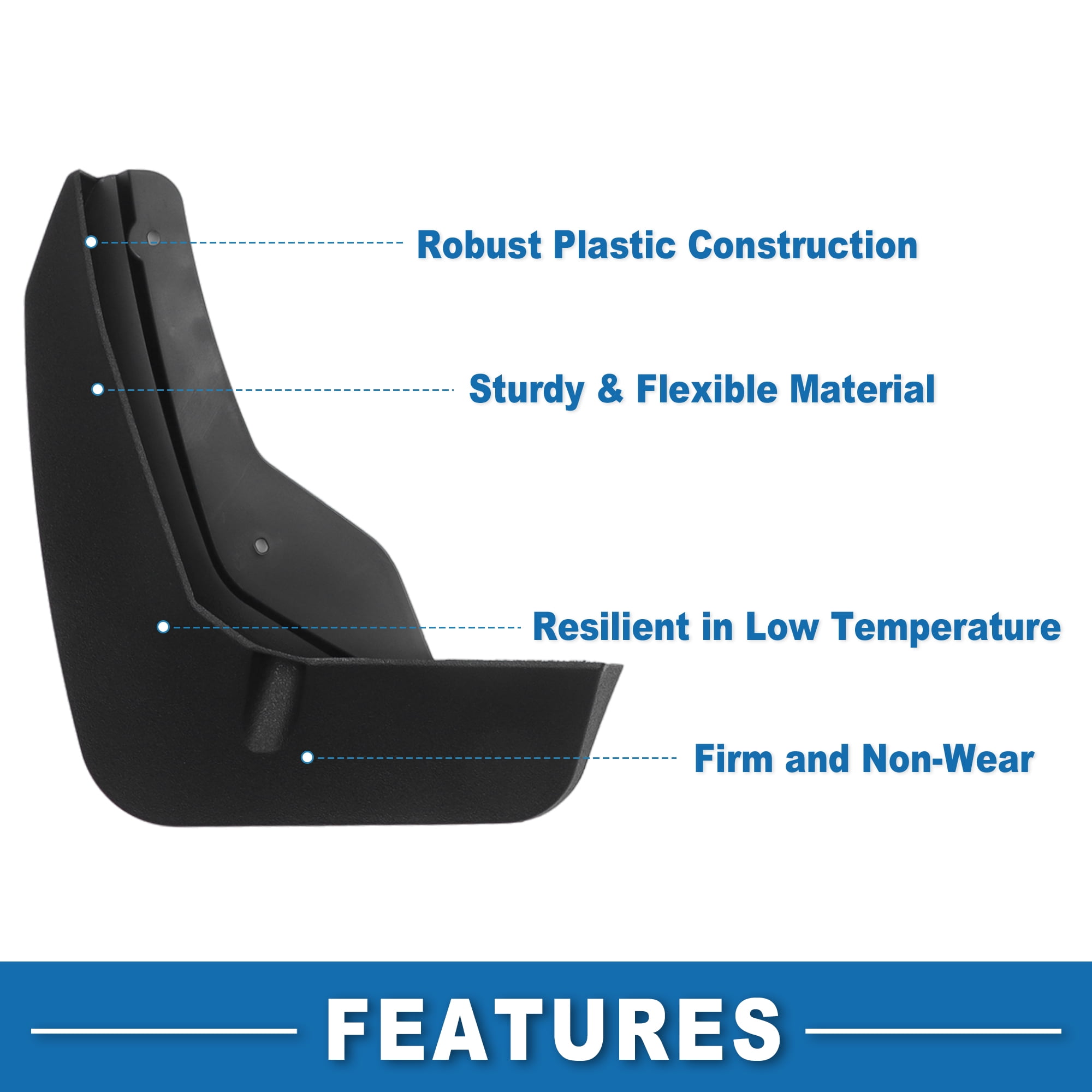 Unique Bargains Automotive Mud Guards Splash for Compatible for Suburban Sport 2021-2023