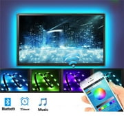 Led Strip Lights, Super Bright RGB Color Changing Led Strip Lights Bluetooth Controller for Bedroom Room TV Party Festival Bars Wedding