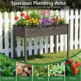 thumbnail image 5 of Costway Wooden Raised Vegetable Garden Bed Elevated Grow Vegetable Planter Gray, 5 of 10