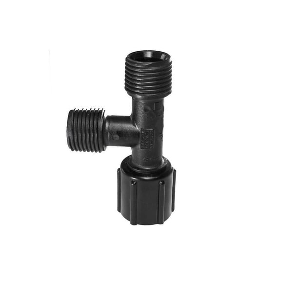 PEX Tee 1/2"Mx1/2"BSP SWVx1/2"M