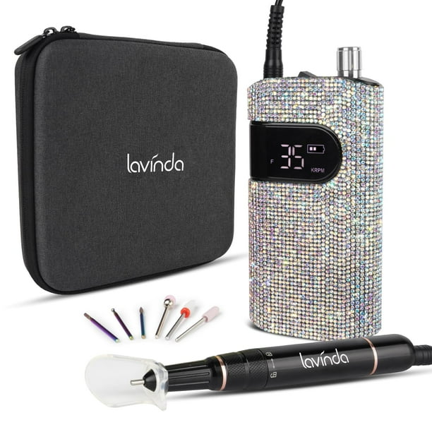 Máquina perforadora de uñas Lavinda Diamond 35000 RPM recargable