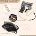 thumbnail image 3 of FORMRS Women Crossbody Purse with Chain Strap Vegan Leather Shoulder Handbag, River and Mountains, 3 of 7