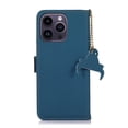 thumbnail image 5 of Nalacover for iPhone 13 Pro Synthetic Leather and Soft TPU Case,360 Protection Flexible Luxury Magnetic RFID Flip Wallet Card Slots Kickstand Shockproof Cover with Cute Pendant.Blue, 5 of 8