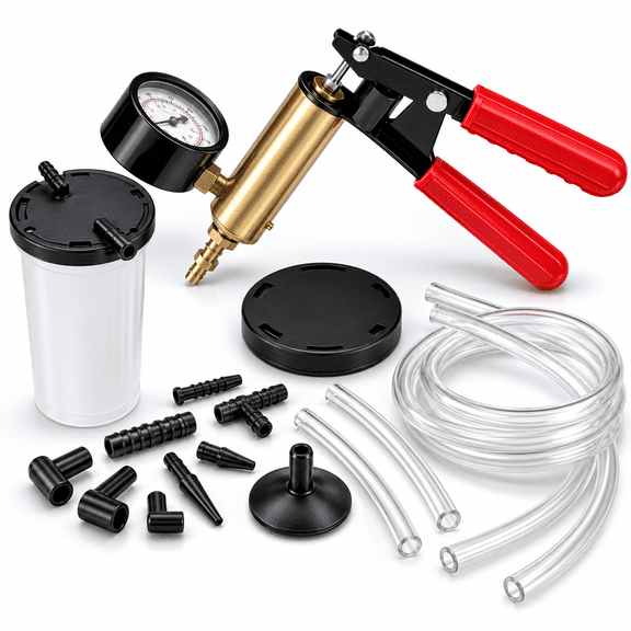 Powerbuilt Vacuum Pump and Brake Bleeder Kit - 648570