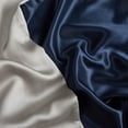 thumbnail image 4 of DISANGNI 100% Mulberry Silk Silk Pillowcase, Used for Hair and Skin, Envelope Type, Silk on one Side and Tencel on The Other Side, 1pc (Dark Blue, 1 pc Standard Size 20"x26"), 4 of 7