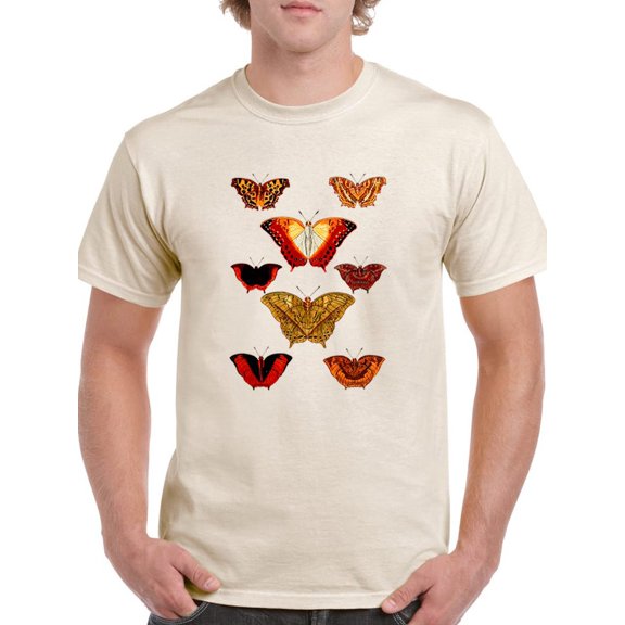 Butterflies Displayed. I T-Shirt Men -Vision Studio Designs, Male Medium