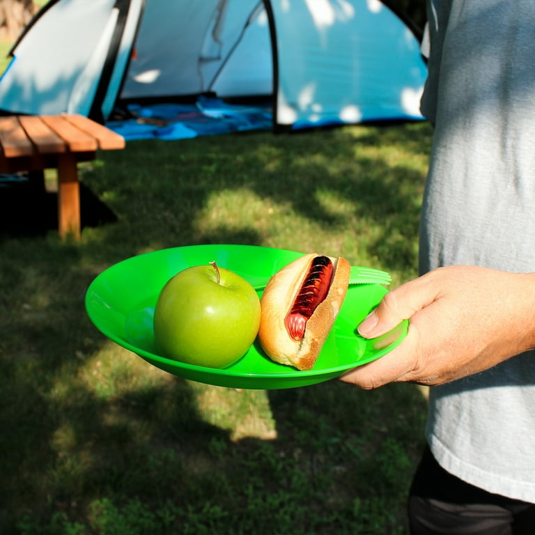 Camp dinnerware set cheap