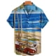 thumbnail image 5 of Camisas hawaianas de verano para hombre, camisas con estampado 3D para vacaciones en la playa, blusas casuales de manga corta para hombre, 5 of 5