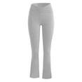 thumbnail image 3 of QUINDOS Womens Yoga Pants Tall Flared High Waist Leggings for Women Athletic Fitness Stretch Pants, 3 of 5