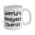 thumbnail image 2 of World's Okayest Sheriff 11oz Mug, Sheriff Cup, Inappropriate For Sheriff, 2 of 2