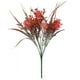 thumbnail image 1 of Cateissary Fondo decorativo de rama de flores artificiales, de simulación DIY, adorno de ramo de plantas, tallo largo, decoración de Decoración Rojo, 1 of 6