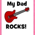 thumbnail image 2 of CafePress - Guitar_Mydadrocks - Cute Infant Bodysuit Baby Romper - Size Newborn - 24 Months, 2 of 3