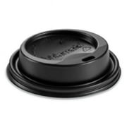 Huhtamaki  Dome Sipper Hot Cup Lid for 8 oz Hot Cups, Black