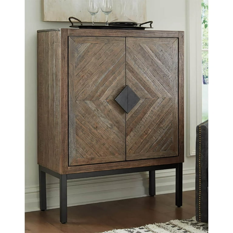 Ashley Signature Design A4000252 Premridge Bar Cabinet Antique Gray
