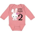 thumbnail image 3 of Inktastic Somebunny is Two-second Birthday Bunny Boys or Girls Long Sleeve Baby Bodysuit, 3 of 5