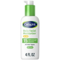 Cetaphil Daily Facial Moisturizer Lotion for Sensitive Skin Care, Broad Spectrum SPF 15, 4 fl oz