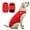 Reversible - Red, variant on Gustave Reversible Dog Winter Coat Water Resistant Windproof Dog Jacket Pet Warm Puffer Vest Cold Weather Clothes for Puppy Small Medium Large Dogs - Blue, XS