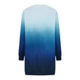 thumbnail image 5 of drppepioner Robe pour Femmes Mode Manches Longues Imprimé Col Rond Dames Sortie Vacances Longue Robe, 5 of 5