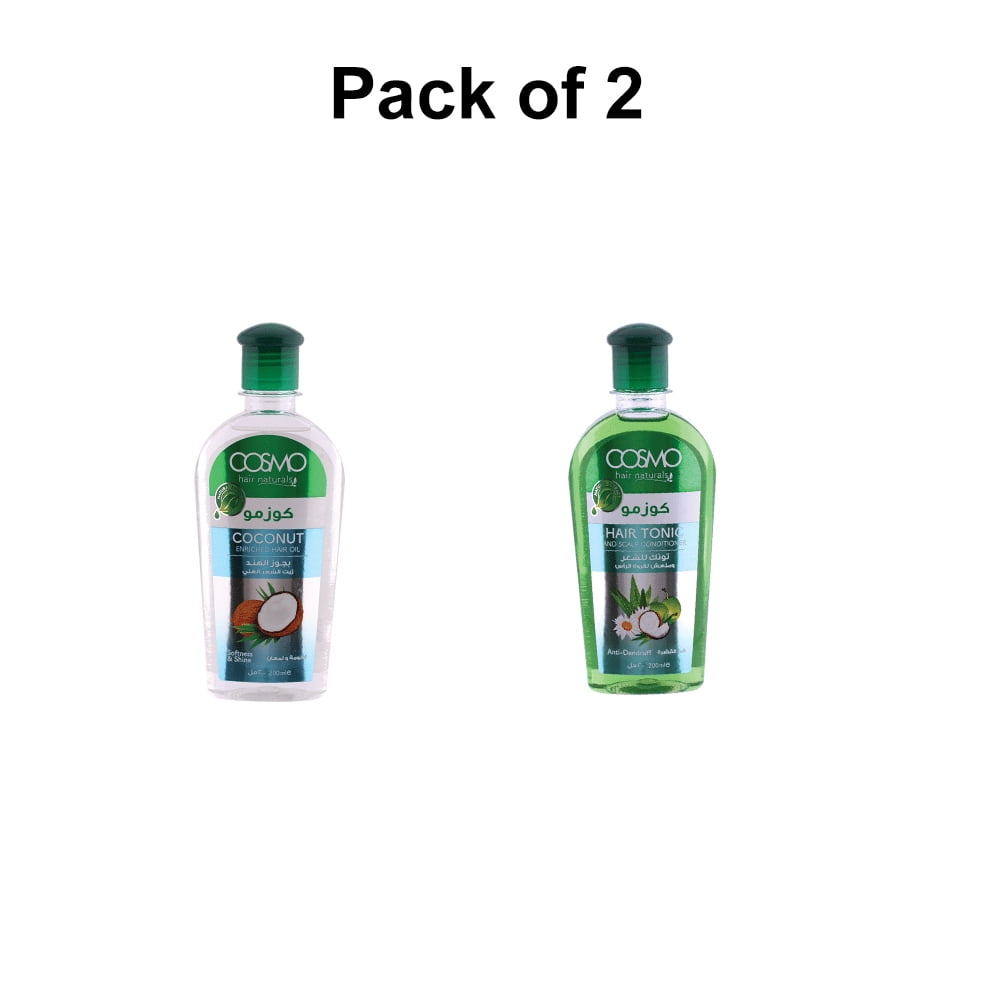 Pack of 2 Hair Naturals Hair Oil 200ml - Coconut and Hair ...