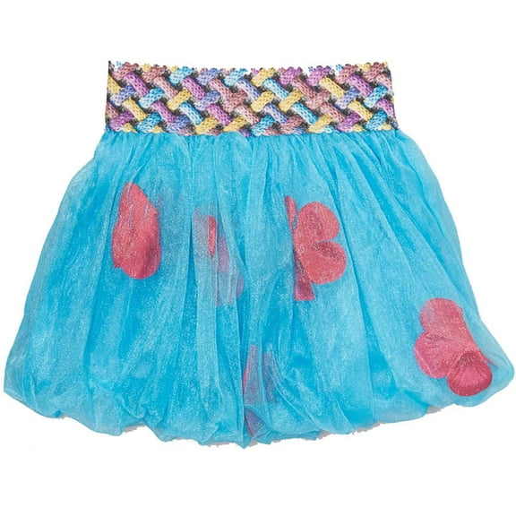 Wenchoice Blue & Hot Pink Petal Bubble Skirt Girl's L(5T-6T)