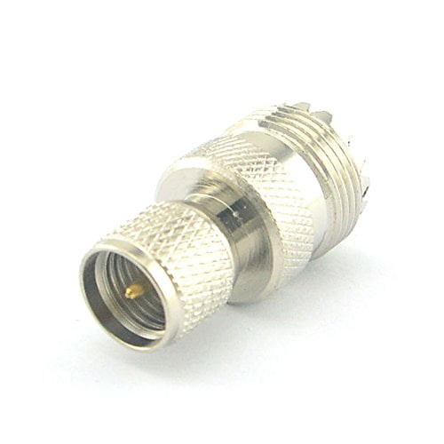 WORKMAN 40-7615 MINI UHF FEMALE TO MALE RIGHT ANGLE CONNECTOR ADAPTER 