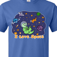 thumbnail image 4 of Inktastic I Love Space Cute Dinos and Planets T-Shirt, 4 of 5