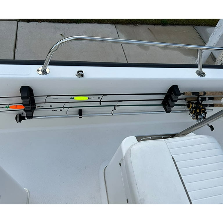 Portable Fishing Rod Rack Fishing Pole Storage Holder Wall Mount for Garage  Carp Cabin Basement Holds 3/4/6 Fishing Rods 