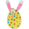 APINATA4U 2-D Easter Egg Pinata for Easter Gender Reveal Bunny with Polka Dots Rabbit Ears