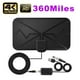 thumbnail image 5 of Antena TV High Gain Dormitorio Diseño plano 4K Amplificador de antena digital 3600 Miles Noticias locales Pronóstico del tiempo Suministros de televisión eigraketly EL005849-00, 5 of 7