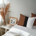 thumbnail image 6 of Lumbar Pillow Covers 20x12 Inch Set of 2, Brown Black White Boho Waterproof Outdoor Pillow Covers, Modern Striped Art Decorative Cushion Pillowcases for Couch, Sofa, Bed, Garden, Patio, 6 of 9