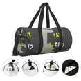 thumbnail image 5 of Haiem Cute Dinosaur Pattern Gym Bag for Women Men, Waterproof Travel Duffel Bags, Personal Item Travel Bag Weekender Bag with Shoes Compartment & Wet Pocket, 5 of 8