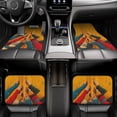 thumbnail image 7 of Fuzoiu Colorful Sweaters And Strings Print Carpet Floor Mats for Car,Car Foot Mat Set,Universal Fit 4 Piece Mat Pad Set,Fits Most Cars Trucks Vans Sedans SUV Auto Carpet Mat Se, 7 of 7