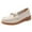 #0267-White, variant on Women's Casual Ballet Flats, Breathable Slip-On Round Toe Shoes for Women, Comfortable Solid Color Everyday Flat Shoes Gift